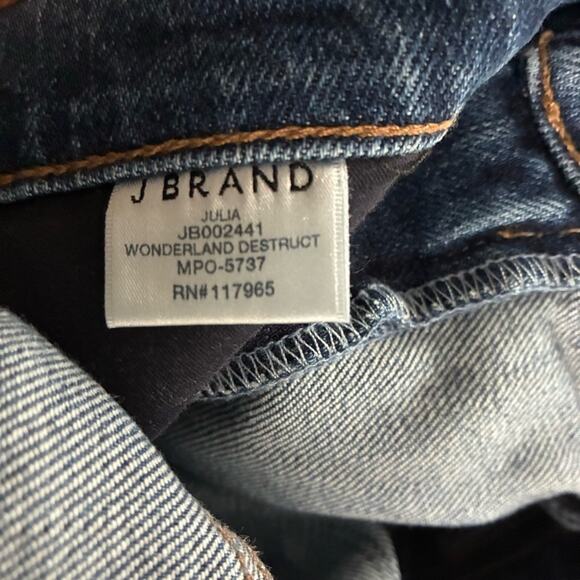 J Brand Julia High Rise Flare Jean In Wonderland cowgirl Western Fall Size 29 - Picture 7 of 10